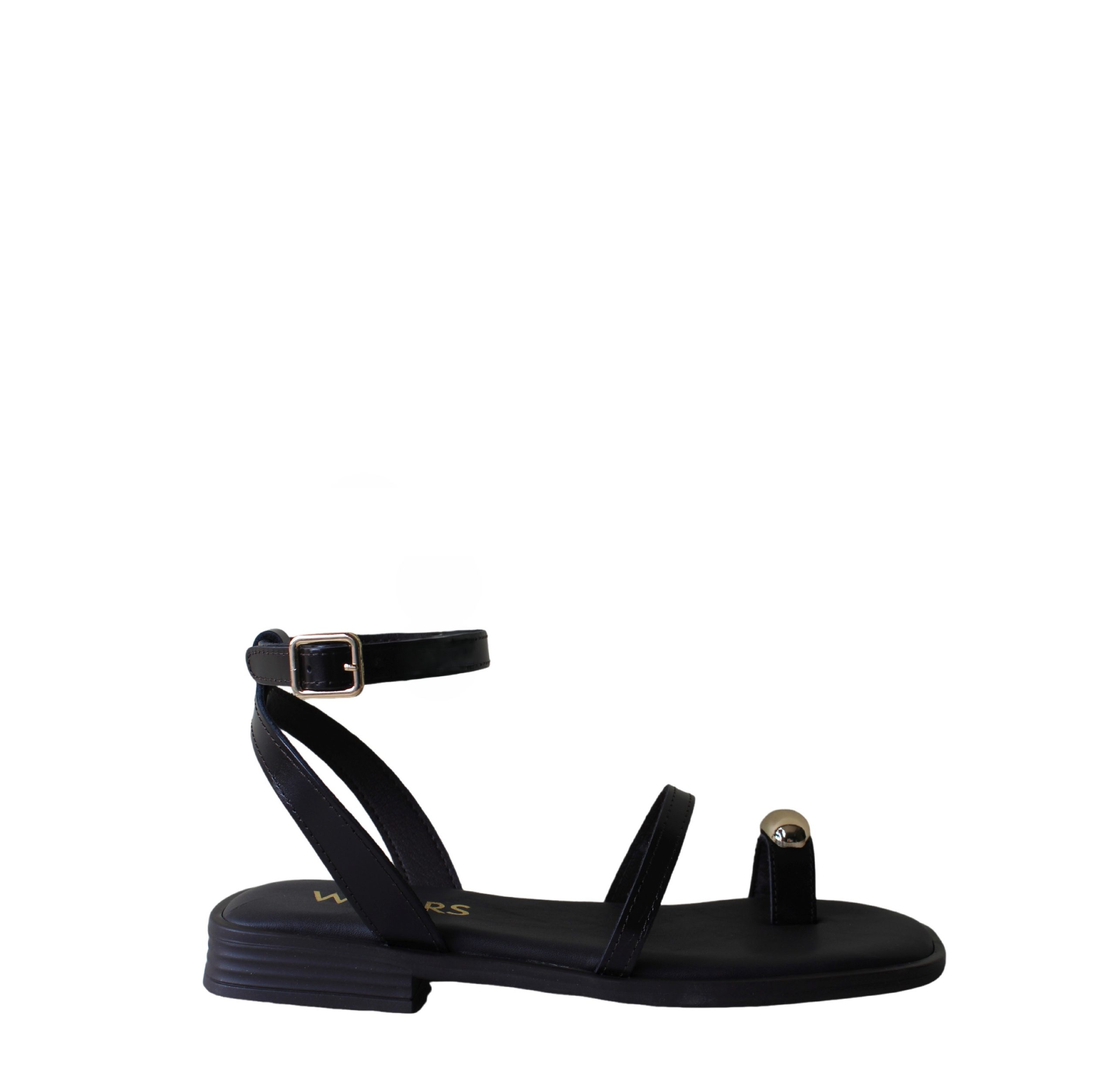 SANDALIA EM PELE WIKERS COM ARGOLA